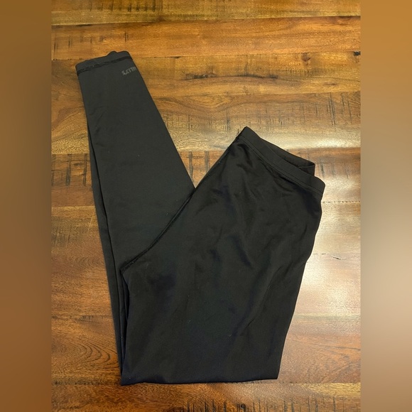 Hot Chillys Black Thermal Base Layer Leggings Size L - Picture 1 of 3
